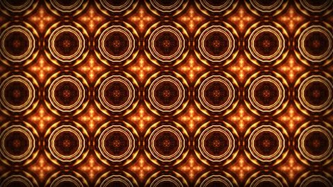 An image in which patterns repeat like a mandala or kaleidoscope Stock Illustration