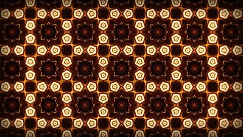 An image in which patterns repeat like a mandala or kaleidoscope Stockillustratie