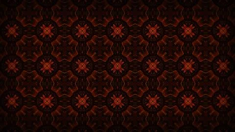 An image in which patterns repeat like a mandala or kaleidoscope Illustrazione stock