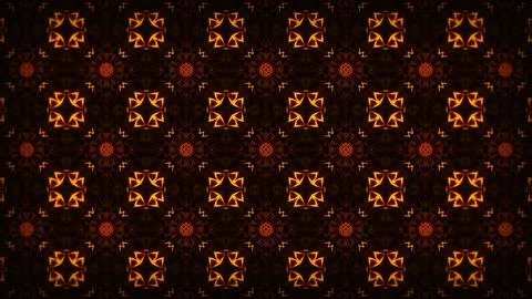 An image in which patterns repeat like a mandala or kaleidoscope Stock Illustration