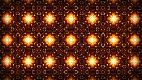 An image in which patterns repeat like a mandala or kaleidoscope Stock Illustration