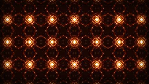 An image in which patterns repeat like a mandala or kaleidoscope Stock Illustration