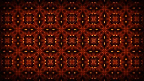 An image in which patterns repeat like a mandala or kaleidoscope Stock Illustration