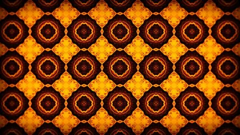 An image in which patterns repeat like a mandala or kaleidoscope Stock Illustration