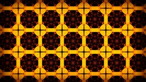 An image in which patterns repeat like a mandala or kaleidoscope 스톡 일러스트