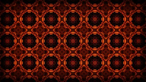 An image in which patterns repeat like a mandala or kaleidoscope Illustrazione stock