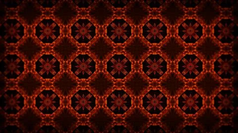 An image in which patterns repeat like a mandala or kaleidoscope Stock Illustration