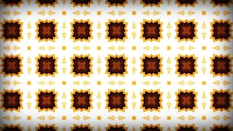 An image in which patterns repeat like a mandala or kaleidoscope Stock Illustration