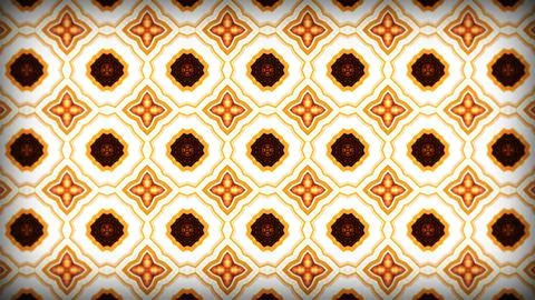 An image in which patterns repeat like a mandala or kaleidoscope Stock Illustration