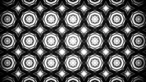 An image in which patterns repeat like a mandala or kaleidoscope Illustrazione stock