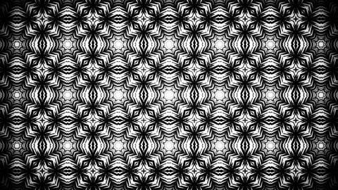 An image in which patterns repeat like a mandala or kaleidoscope Stock Illustration