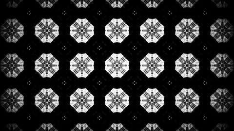 An image in which patterns repeat like a mandala or kaleidoscope Stock Illustration