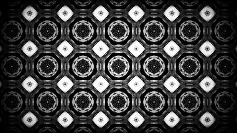 An image in which patterns repeat like a mandala or kaleidoscope Stock Illustration