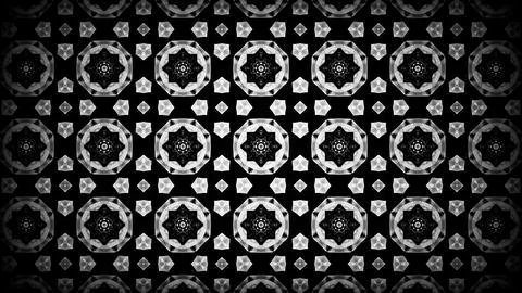 An image in which patterns repeat like a mandala or kaleidoscope Stock Illustration