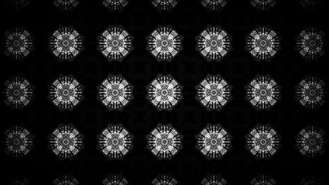 An image in which patterns repeat like a mandala or kaleidoscope Stock Illustration