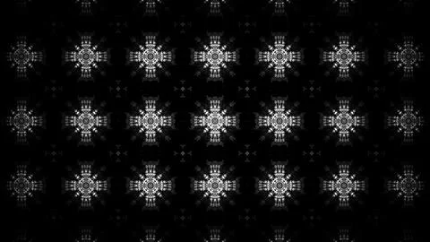 An image in which patterns repeat like a mandala or kaleidoscope Stock Illustration