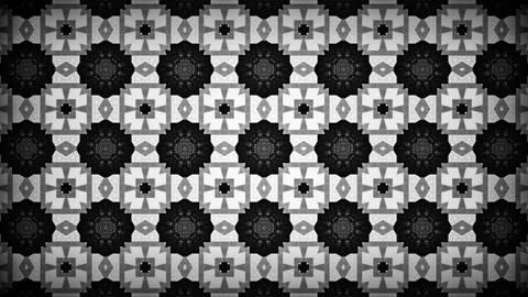 An image in which patterns repeat like a mandala or kaleidoscope Stock Illustration