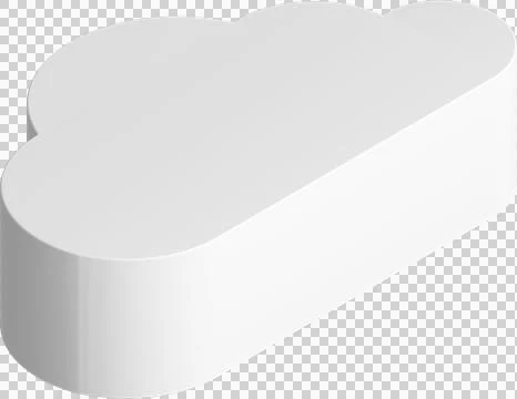 Image of white 3d cloud symbol Stock Photos
