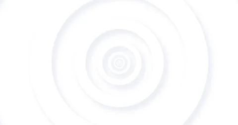 Image of white concentric circles radiating on seamless loop Stock Illustration