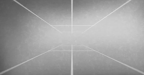 Image of white lines over grey background 写真素材