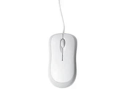 Image of a white mouse computer, screen pointer Stock Photos