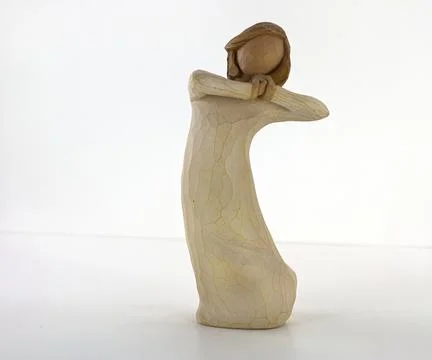 Image of the Willow Tree Figurine  Stock Photos