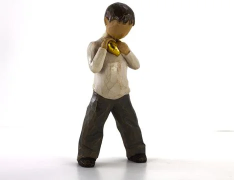 Image of the Willow Tree Figurine  Stock Photos