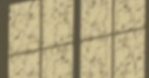 Image of window shadow with rain drops over yellow background Illustrazione stock