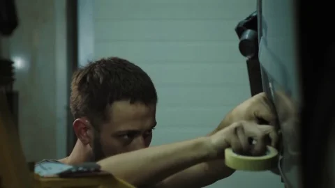 The image of working painter 動画素材 70918578