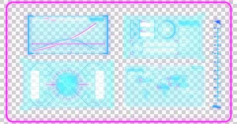 Image of world map, information and data processing on interface Illustrazione stock