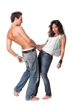 Image of a young couple Stock Photos