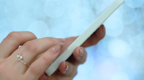 Image of young female using cellular phone Stock Footage 62307414