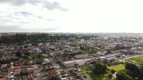 Imagem aérea da cidade de Uberlândia Stock Footage 239269368