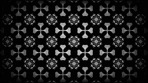 Images and loops in which patterns repeat like a kaleidoscope Stock Footage 209275280