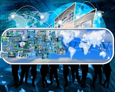 Images and map Stock Illustration