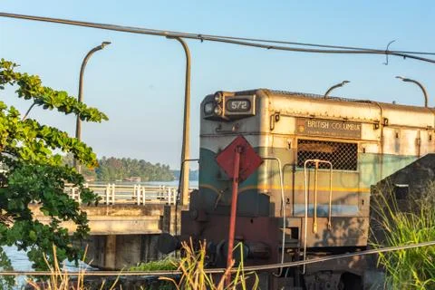 Images from the Interior of the second category train car in Sri Lanka from C Stock Photos