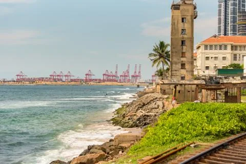 Images from the Interior of the second category train car in Sri Lanka from C Stock Photos