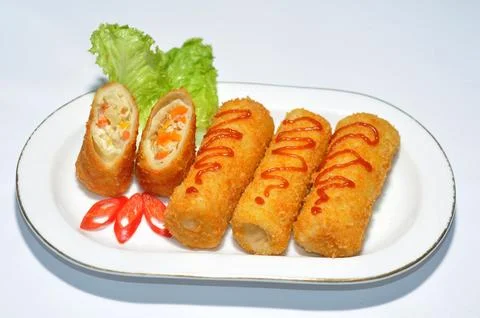 Images of Risoles filled with vegetables Stock Photos