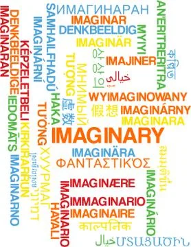 Imaginary multilanguage wordcloud background concept Stock Illustration