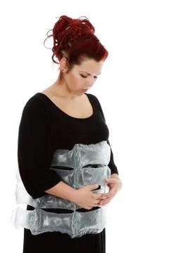 Imaginary pregnancy Stock Photos