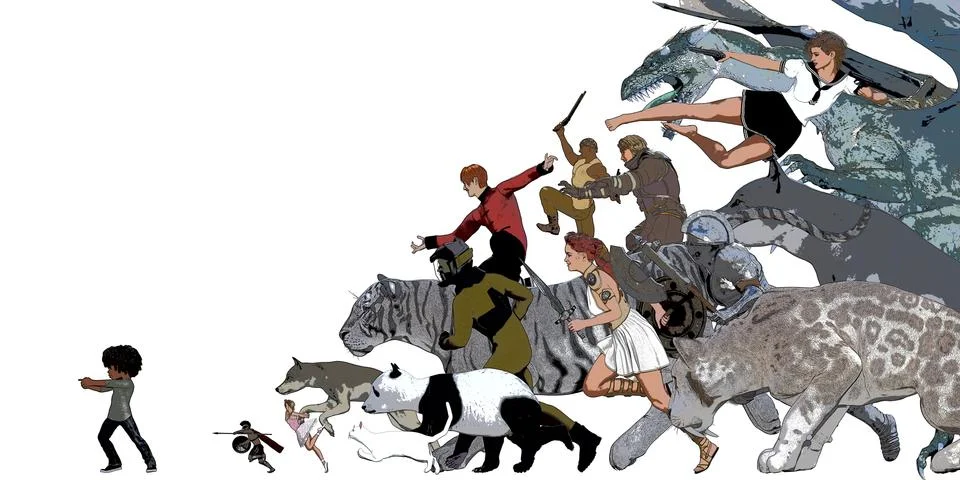 Imaginary World Illustrazione stock