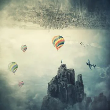 Imaginary world Stock Photos