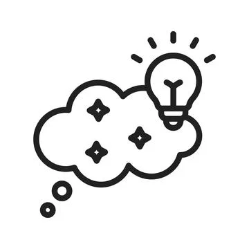 Imagination Icon Image. Stock-Illustration