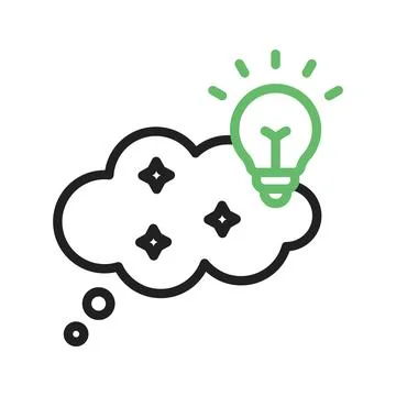 Imagination Icon Image. Stock Illustration