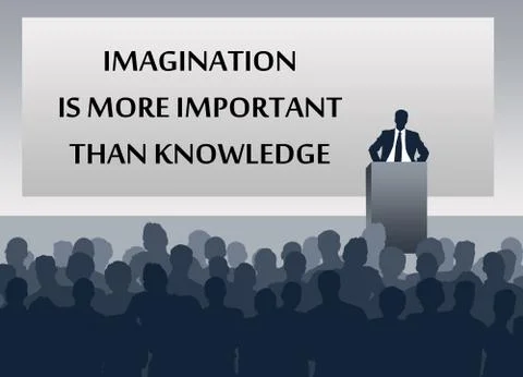 Imagination knowledge Stock Illustration