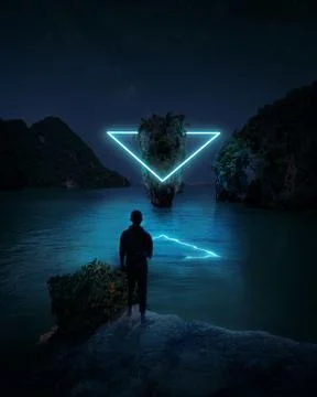 Imaginations - Imaginary Alien World - James Bond Island Stock Photos