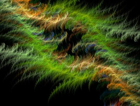 Imaginatory fractal background generated Image Stock Illustration