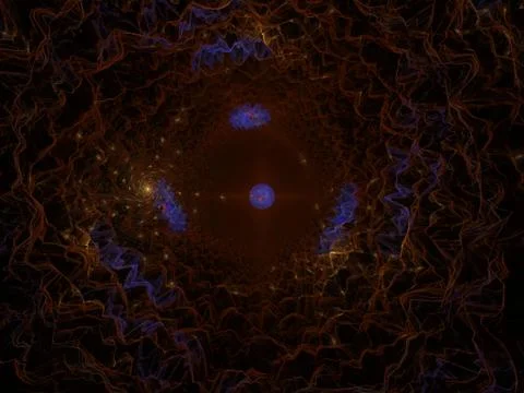 Imaginatory fractal background Image Illustrazione stock