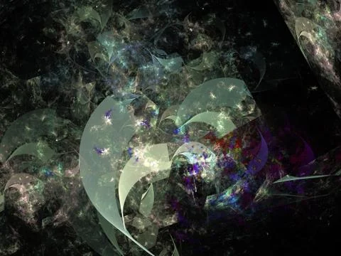 Imaginatory fractal background Image 스톡 일러스트
