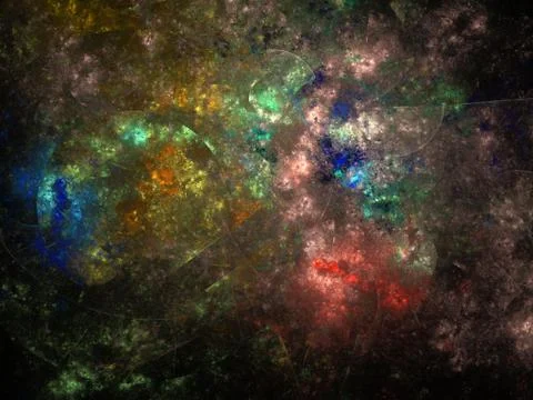 Imaginatory fractal background Image 스톡 일러스트